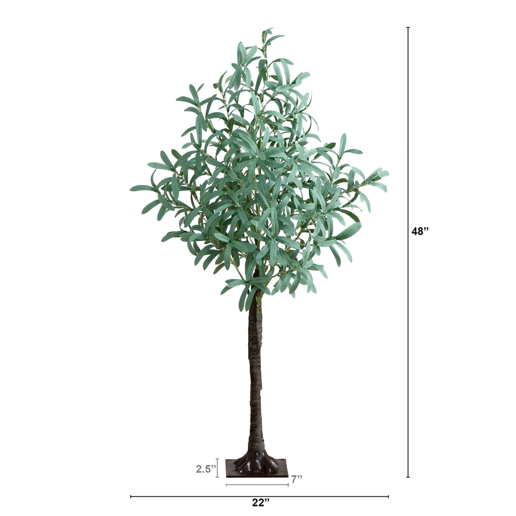 Menallen III Green Silk Tree with Lights - Thumbnail - Image 6