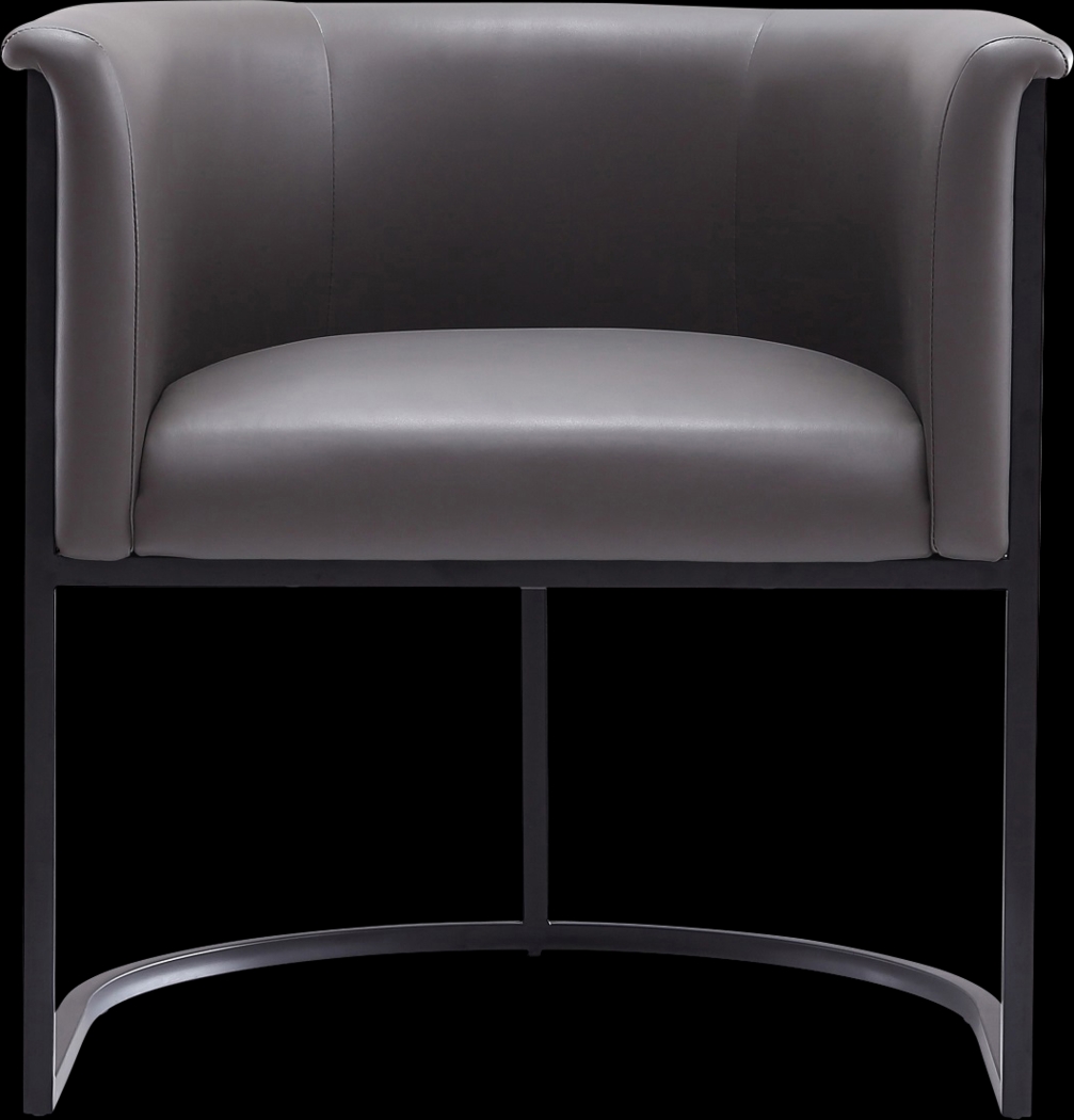 Menbali Pebble Gray Side Chair - Thumbnail - Image 2