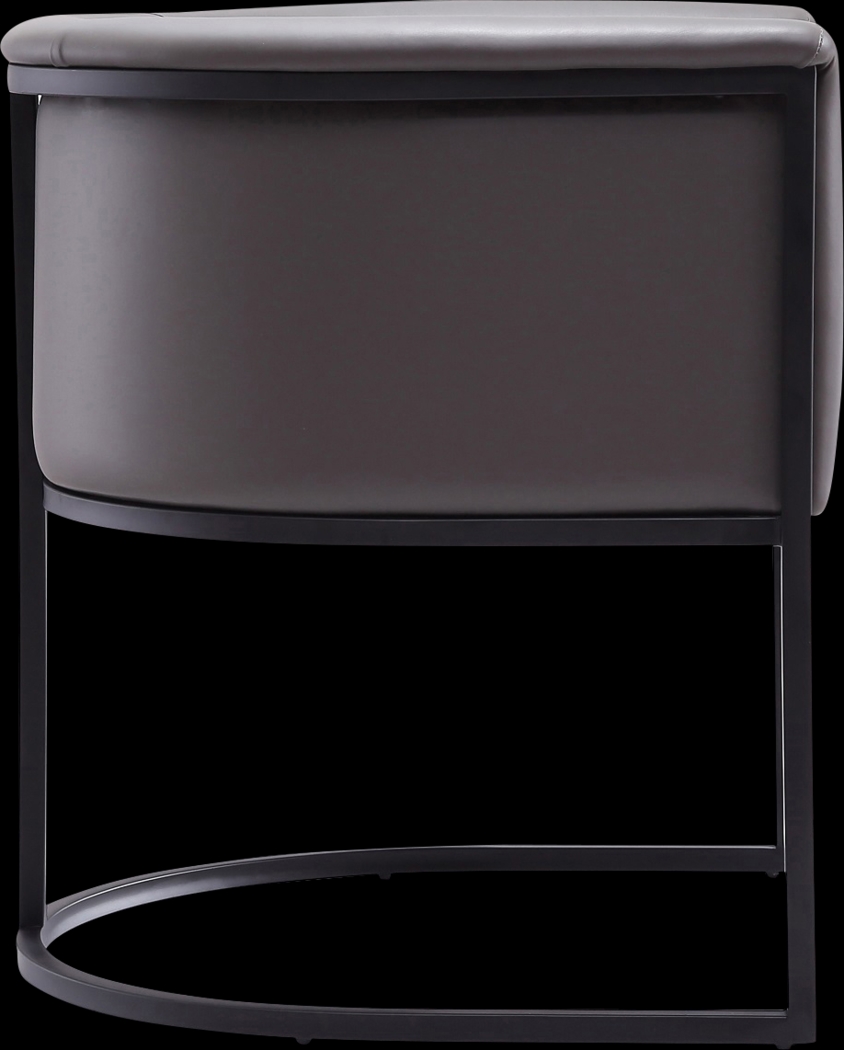 Menbali Pebble Gray Side Chair - Thumbnail - Image 3