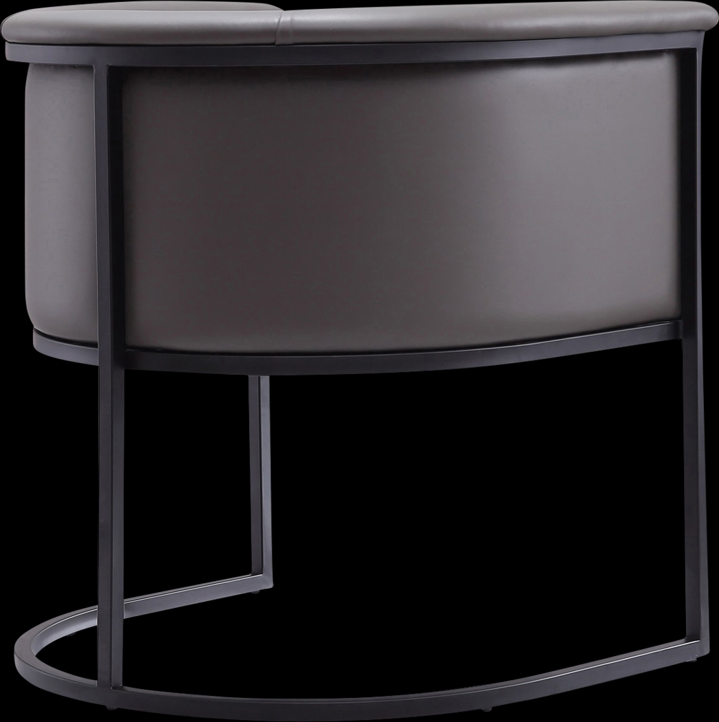 Menbali Pebble Gray Side Chair - Thumbnail - Image 4