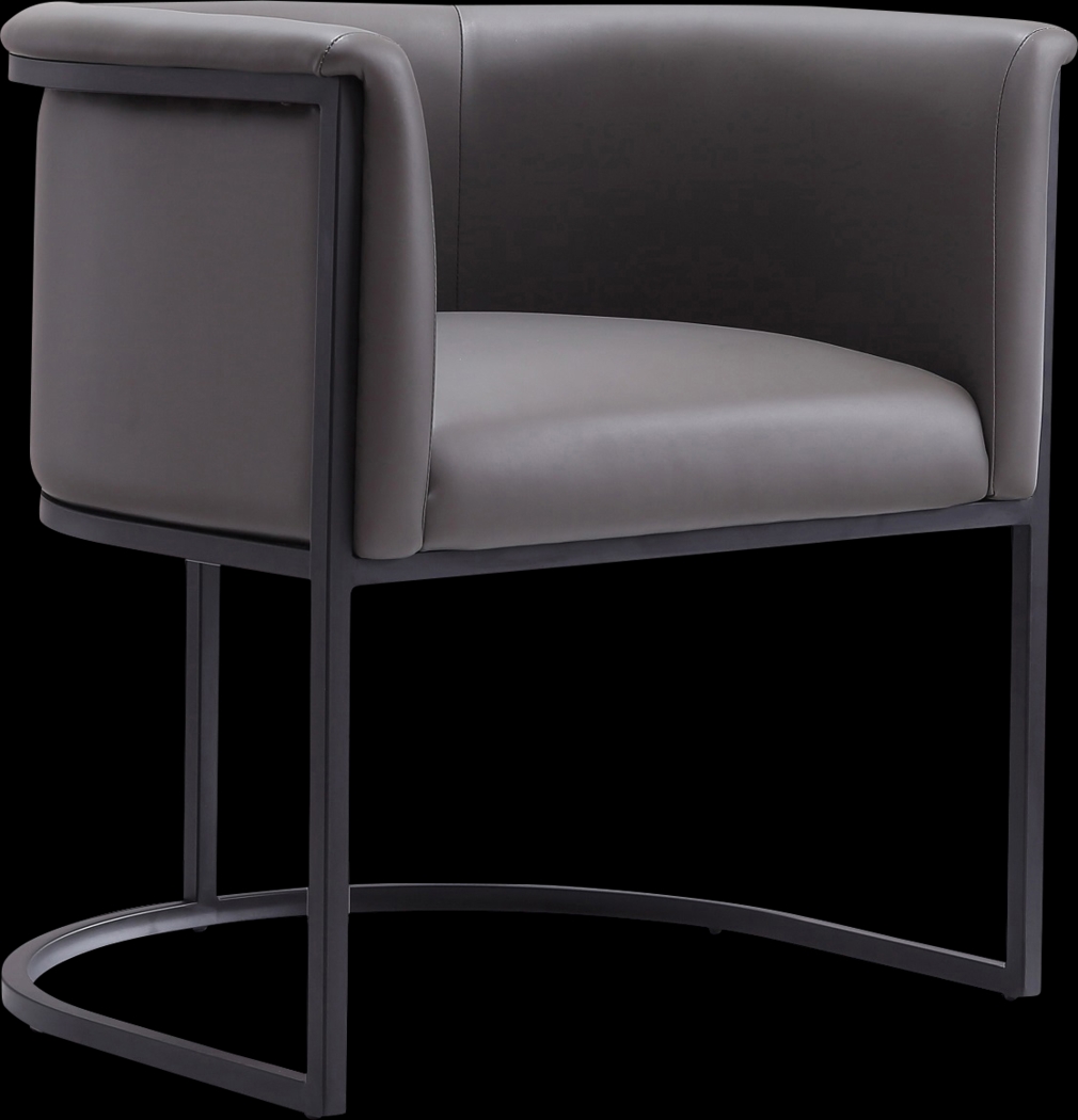 Menbali Pebble Gray Side Chair - Thumbnail - Image 1