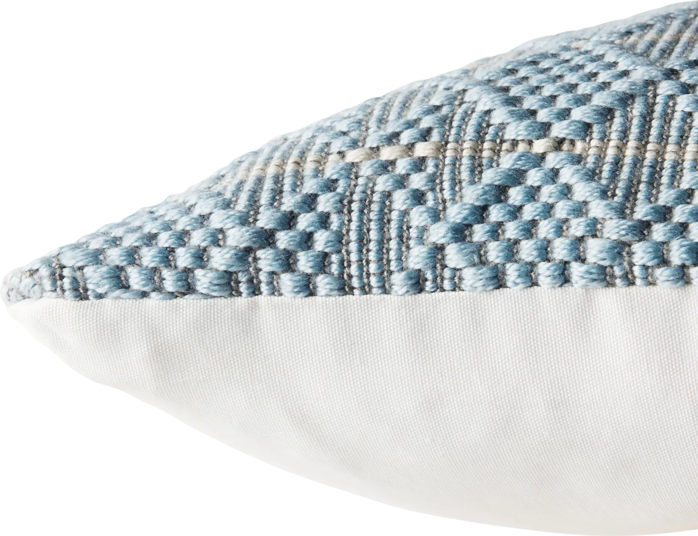 Mencier Blue Indoor/Outdoor Pillow - Thumbnail - Image 2