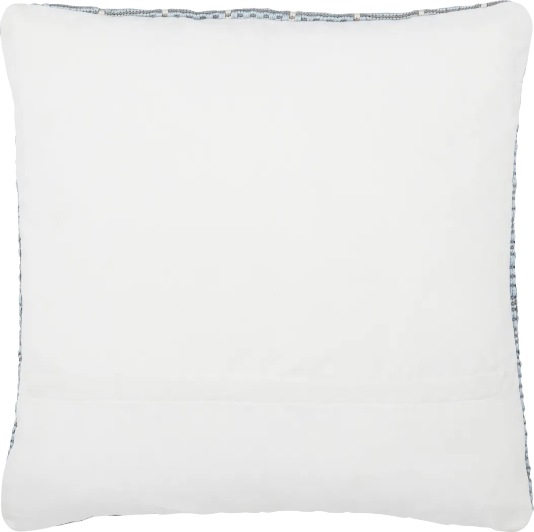 Mencier Blue Indoor/Outdoor Pillow - Thumbnail - Image 3