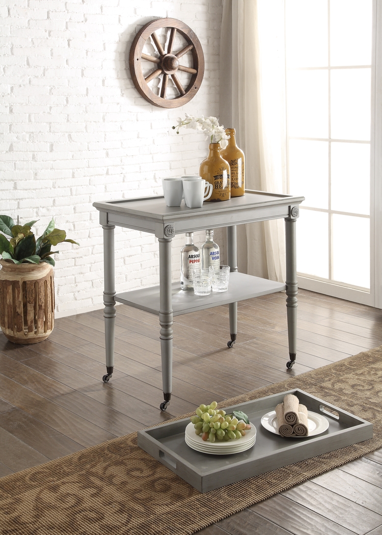 Mendel Gray Accent Table - Thumbnail - Image 4