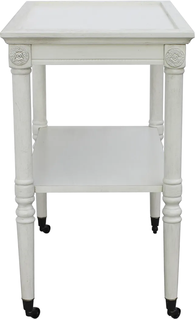 Mendel White Accent Table - Thumbnail - Image 4