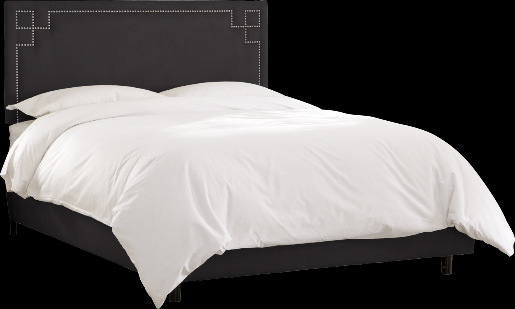 Mendon Bluff Black 3 Pc Queen Bed - Thumbnail - Image 1