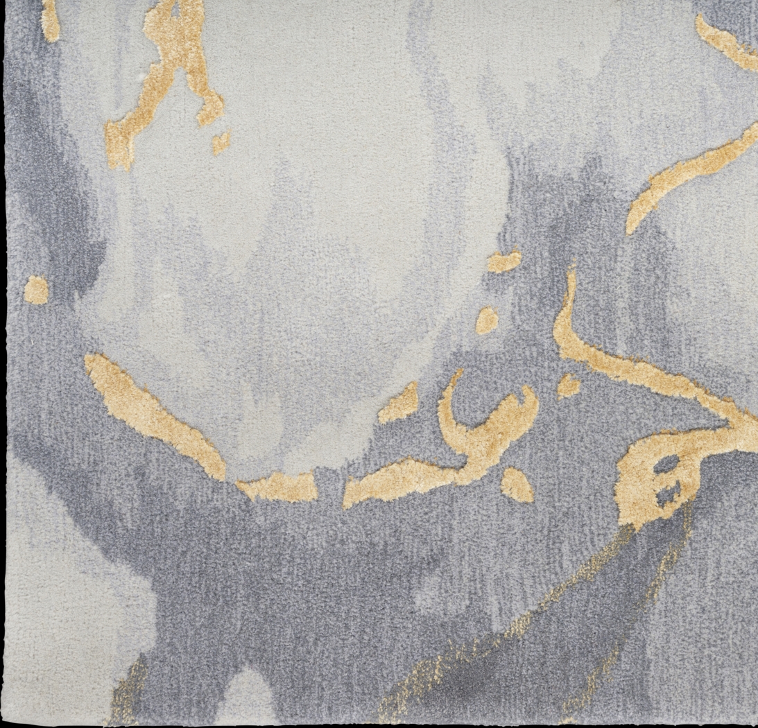 Meniog Gray/Gold 5'6 x 7'5 Rug - Thumbnail - Image 5