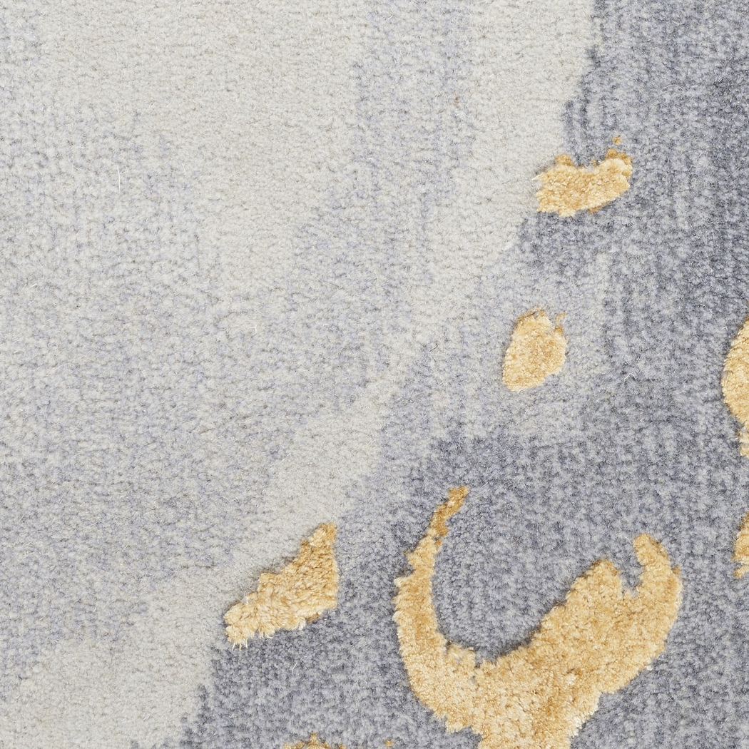 Meniog Gray/Gold 7'9 x 9'9 Rug - Thumbnail - Image 8