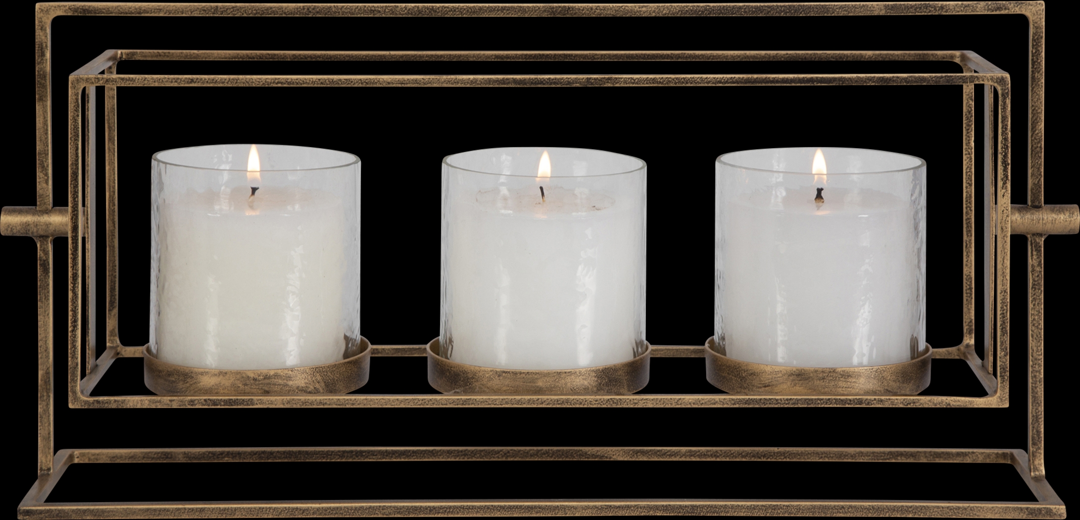 Menix Gold Candle Holder - Thumbnail - Image 1