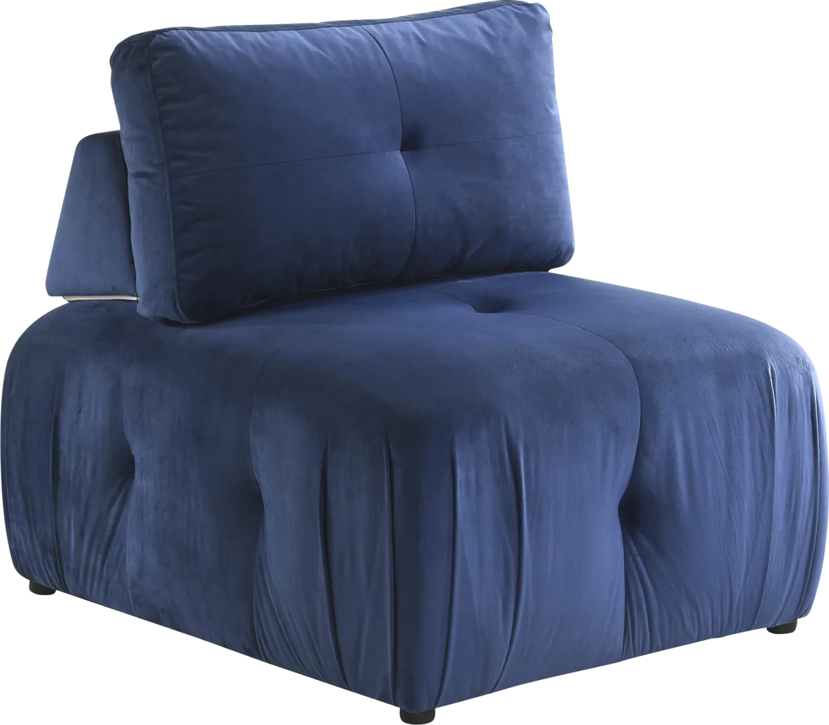 Menna Blue Accent Chair - Thumbnail - Image 1