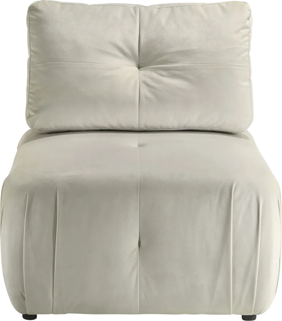 Menna Cream Accent Chair - Thumbnail - Image 3