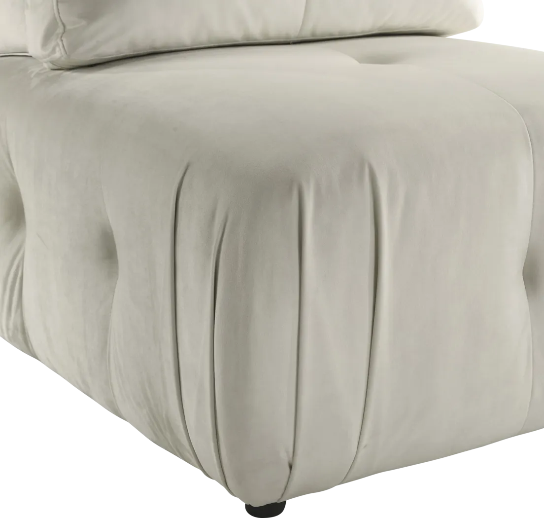 Menna Cream Accent Chair - Thumbnail - Image 4