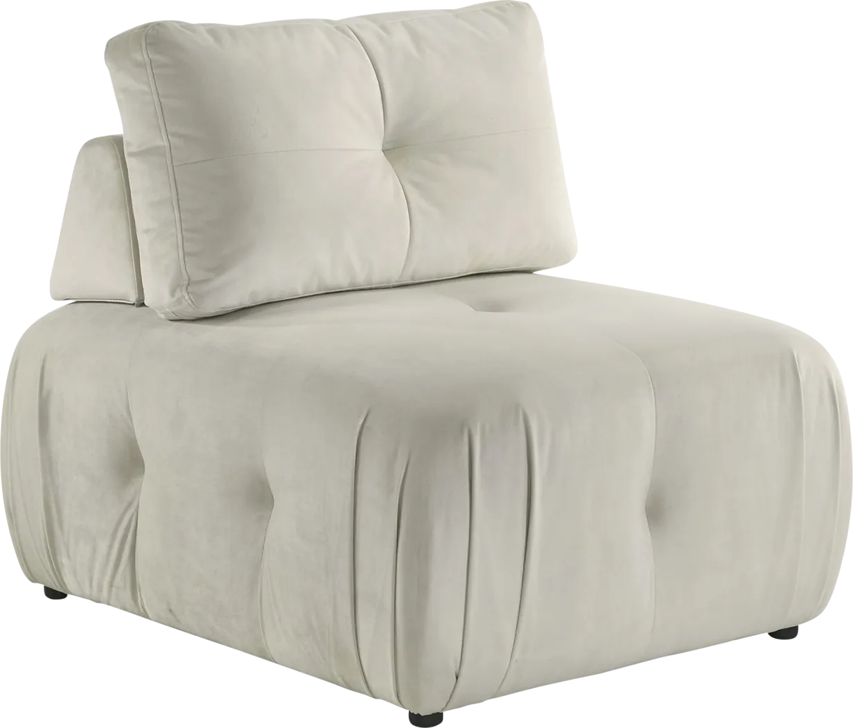 Menna Cream Accent Chair - Thumbnail - Image 1
