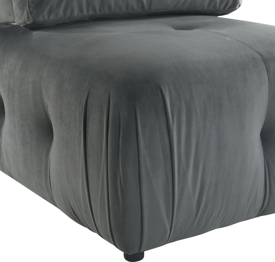 Menna Gray Accent Chair - Thumbnail - Image 4