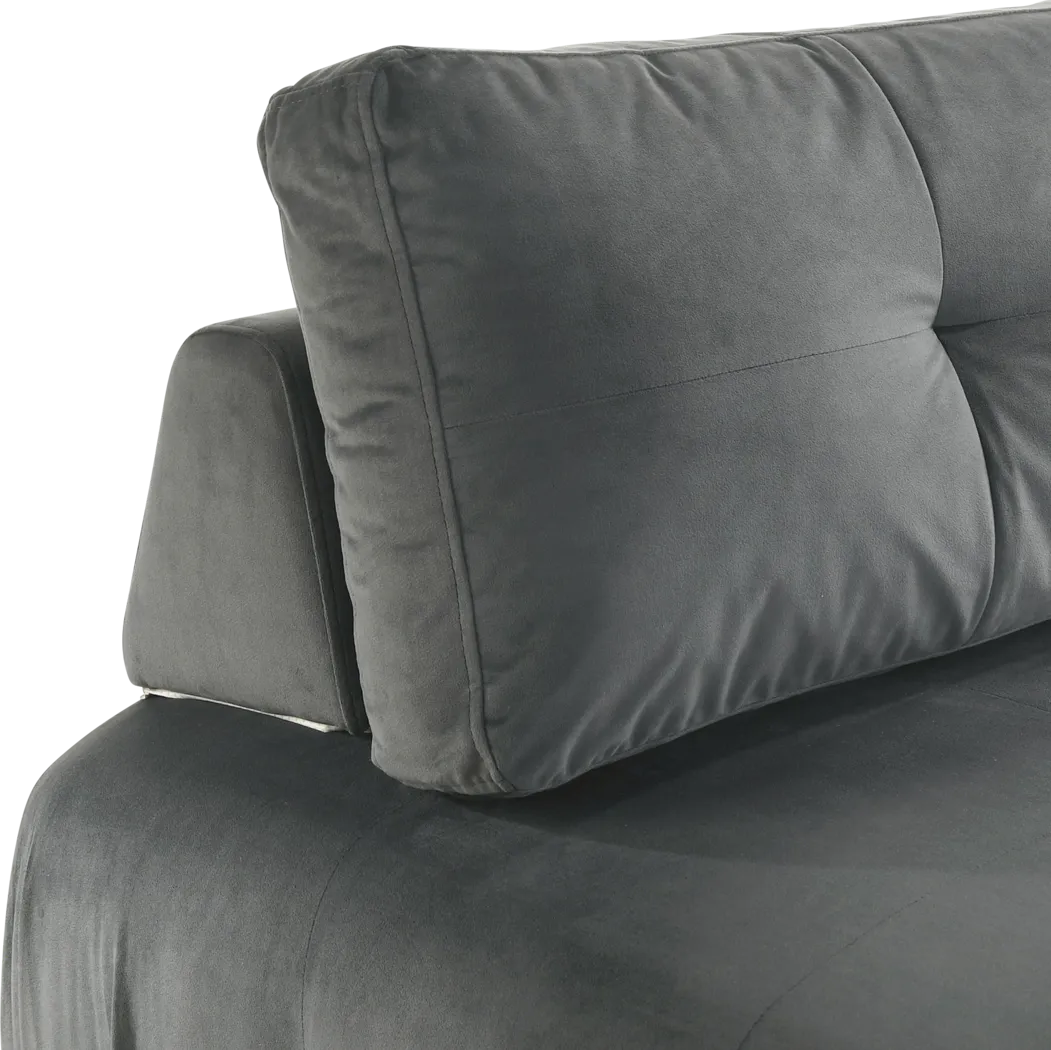 Menna Gray Accent Chair - Thumbnail - Image 6