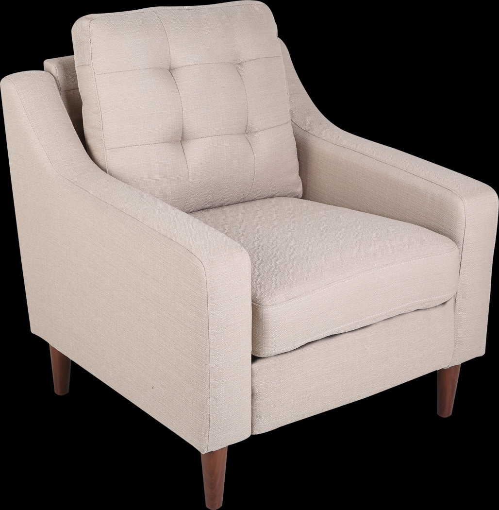 Menning Brown Accent Chair - Thumbnail - Image 1