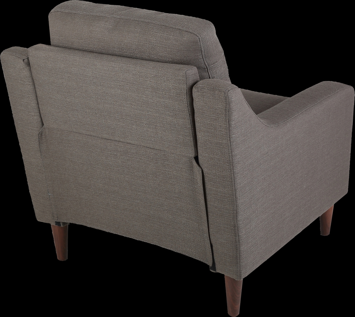 Menning Gray Accent Chair - Thumbnail - Image 2