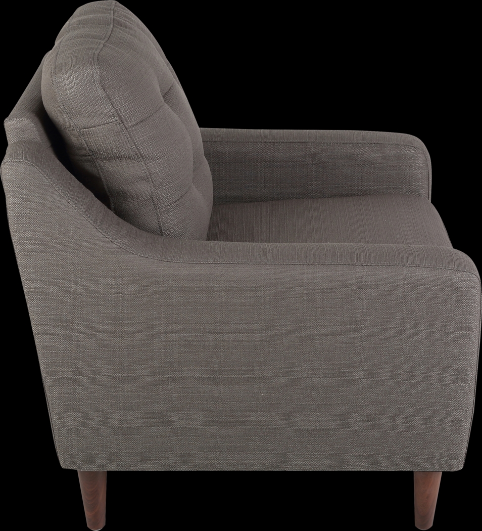 Menning Gray Accent Chair - Thumbnail - Image 4