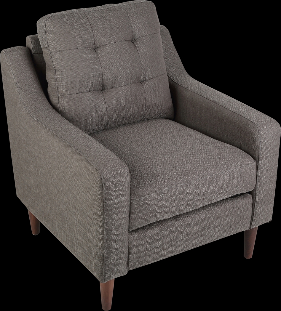 Menning Gray Accent Chair - Thumbnail - Image 1