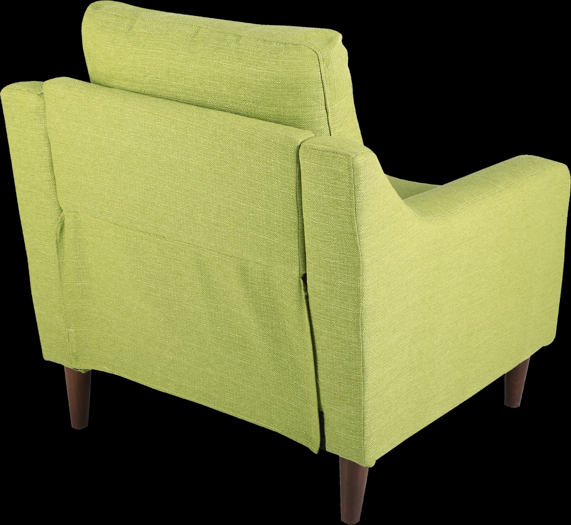 Menning Green Accent Chair - Thumbnail - Image 2
