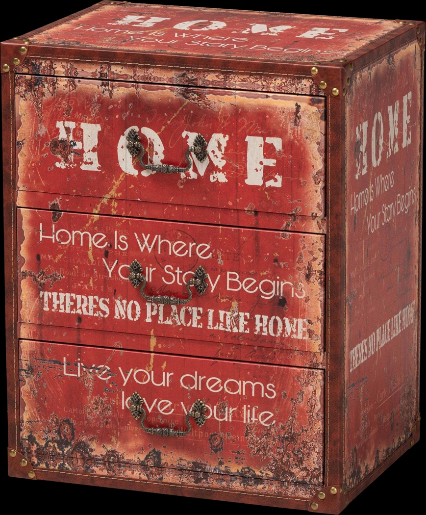 Menoher Red Storage Trunk - Thumbnail - Image 1