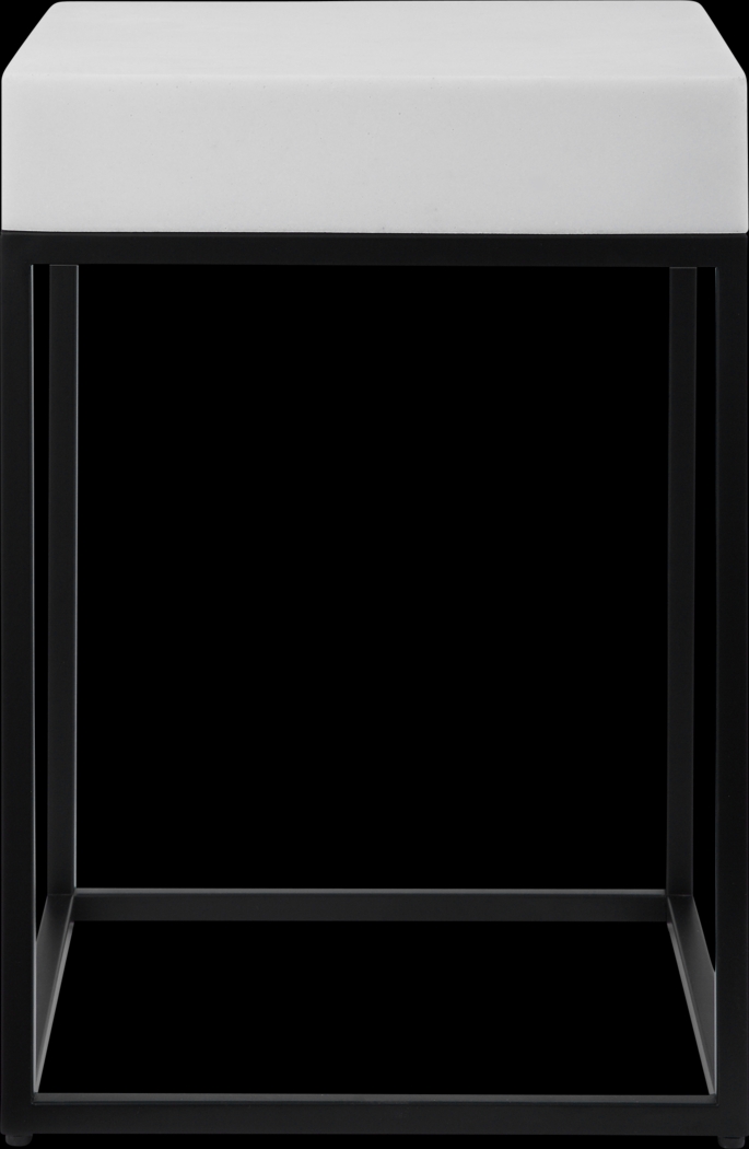 Mentiga White Accent Table - Thumbnail - Image 2