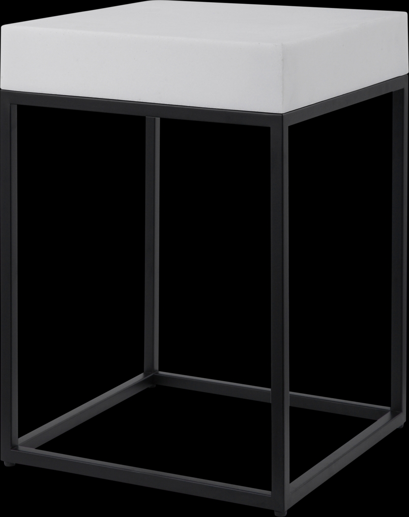 Mentiga White Accent Table - Thumbnail - Image 1