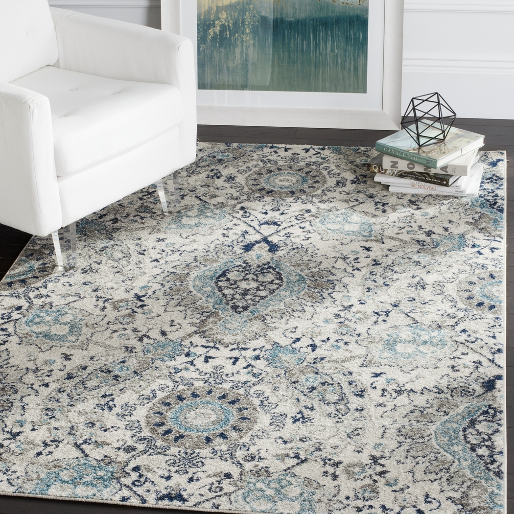 Mentmore Trace Light Gray 3' x 5' Rug - Thumbnail - Image 2