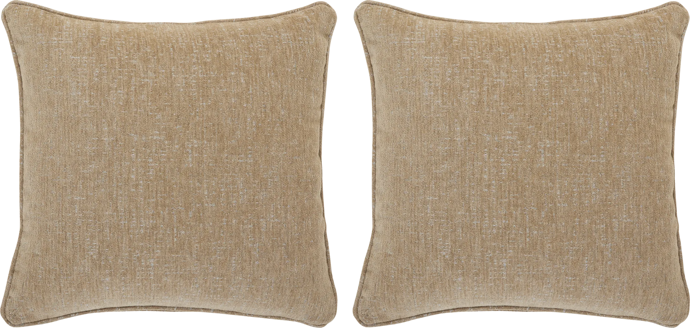 Mentor Wren Mocha Indoor/Outdoor Accent Pillow, Set of 2 - Thumbnail - Image 1