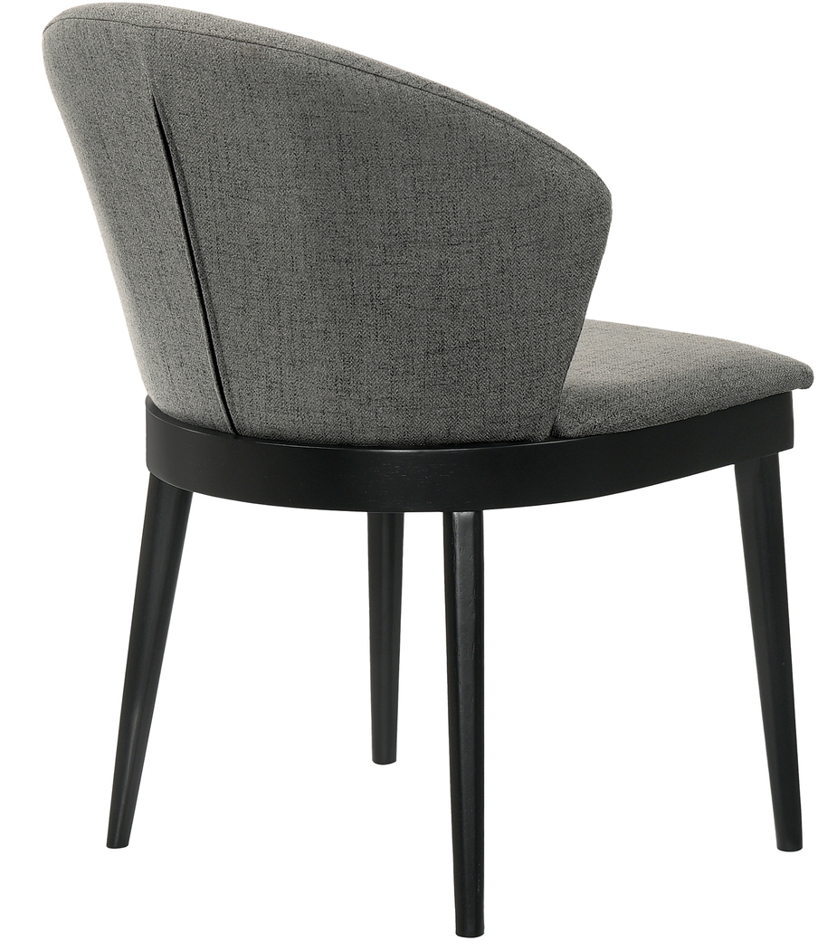 Meralyn II Charcoal Dining Chair, Set of 2 - Thumbnail - Image 3