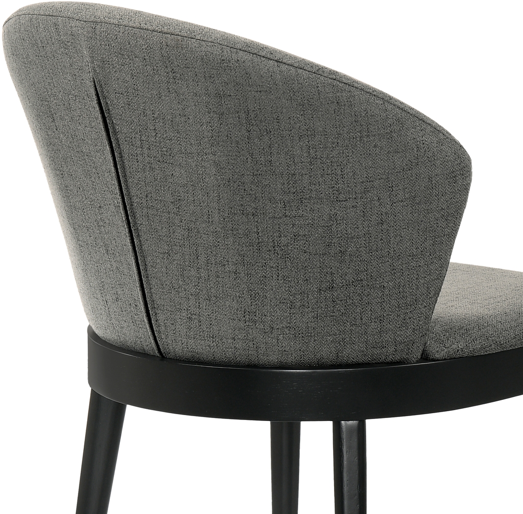 Meralyn II Charcoal Dining Chair, Set of 2 - Thumbnail - Image 6