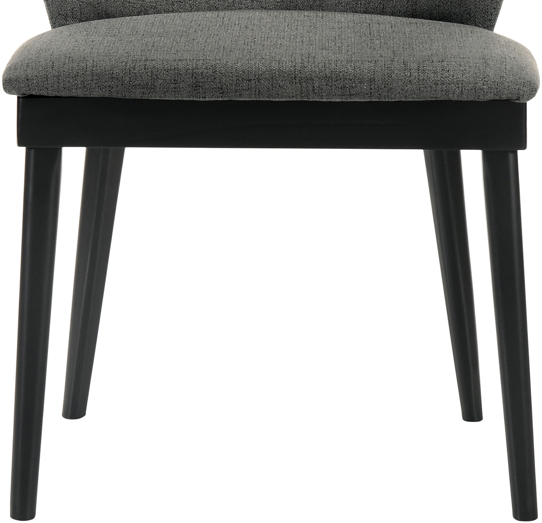 Meralyn II Charcoal Dining Chair, Set of 2 - Thumbnail - Image 7