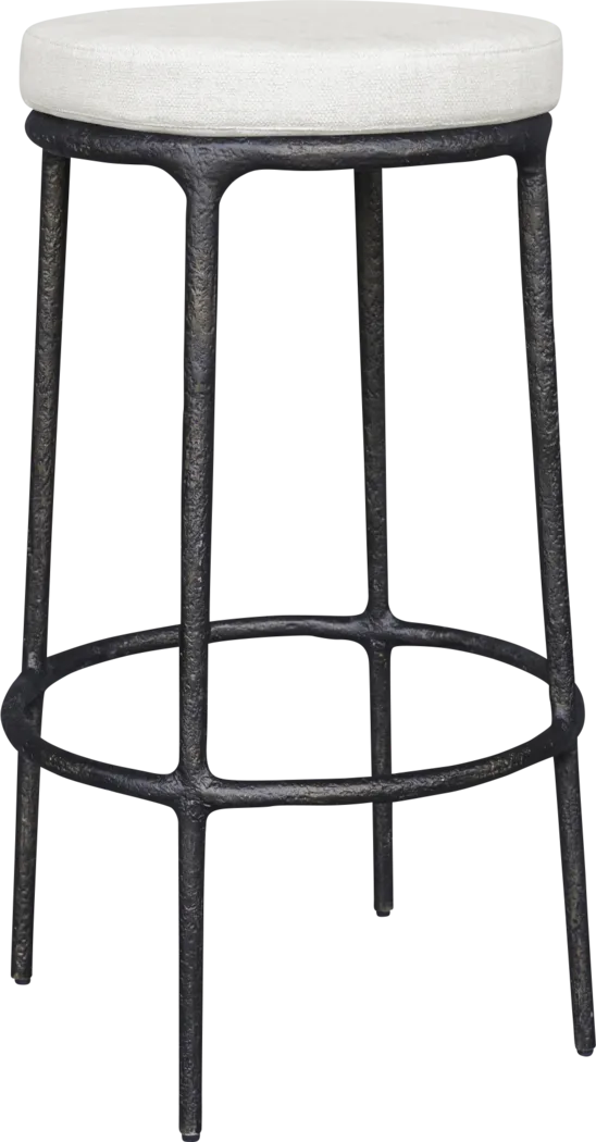 Meras White Outdoor Barstool - Thumbnail - Image 3