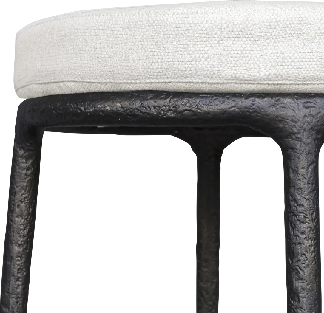 Meras White Outdoor Barstool - Thumbnail - Image 5