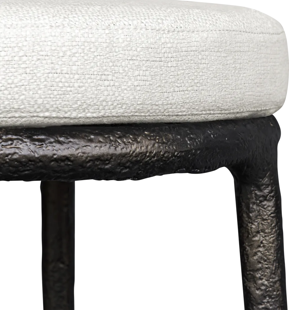 Meras White Outdoor Counter Stool - Thumbnail - Image 4