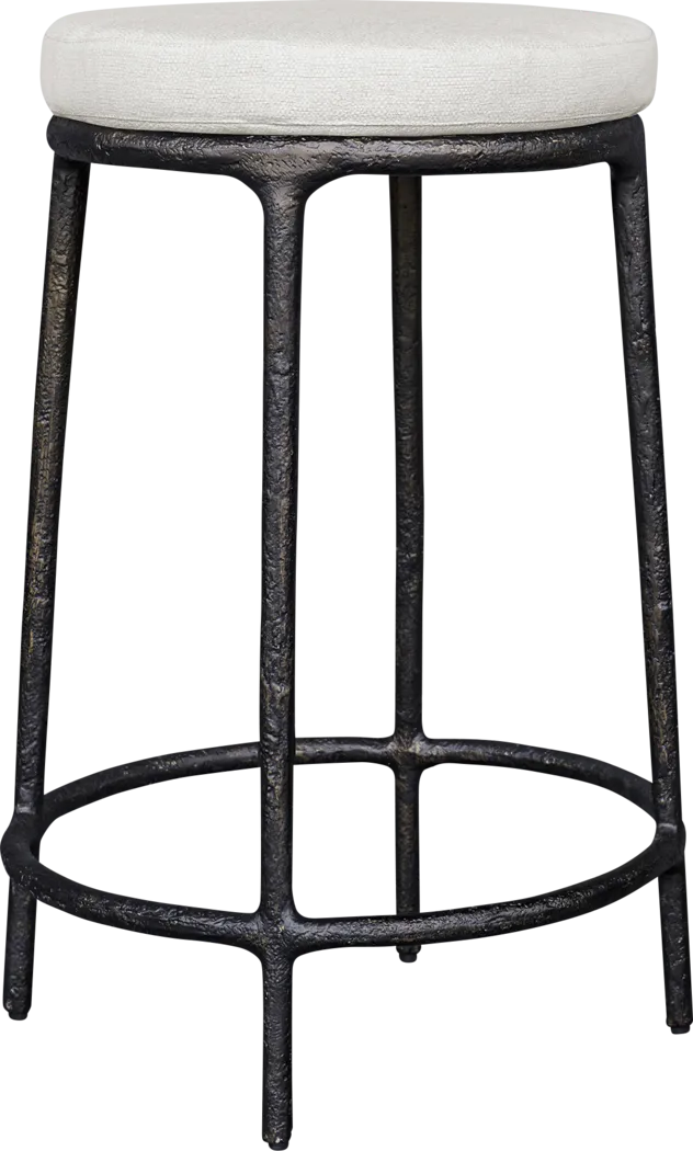 Meras White Outdoor Counter Stool - Thumbnail - Image 6