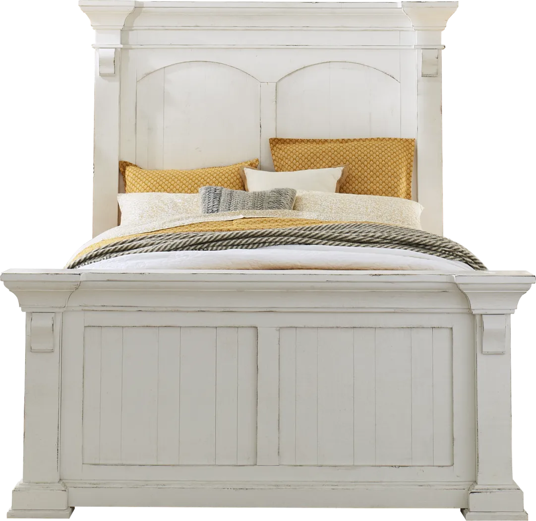 Mercer Estates White 8 Pc King Panel Bedroom - Thumbnail - Image 2