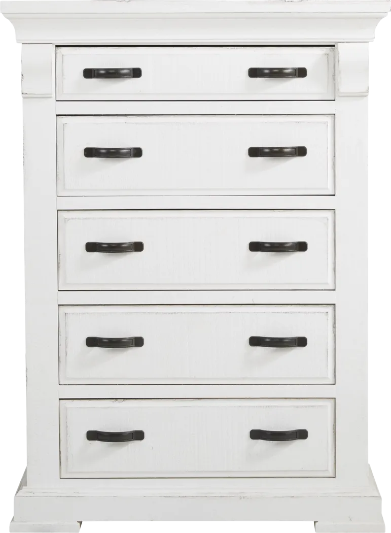 Mercer Estates White 8 Pc King Panel Bedroom - Thumbnail - Image 5