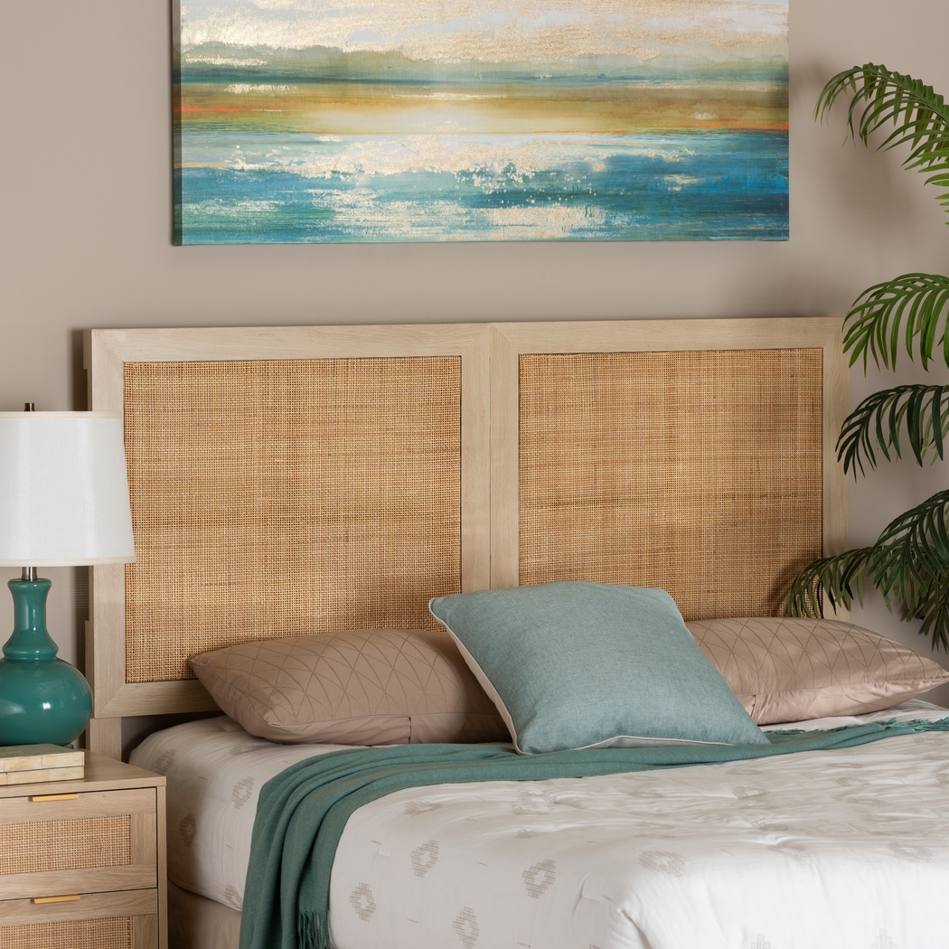 Mercurey Light Brown Queen Headboard - Thumbnail - Image 2