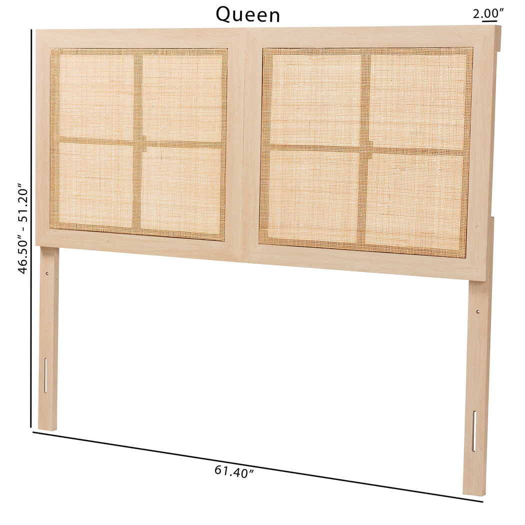 Mercurey Light Brown Queen Headboard - Thumbnail - Image 9