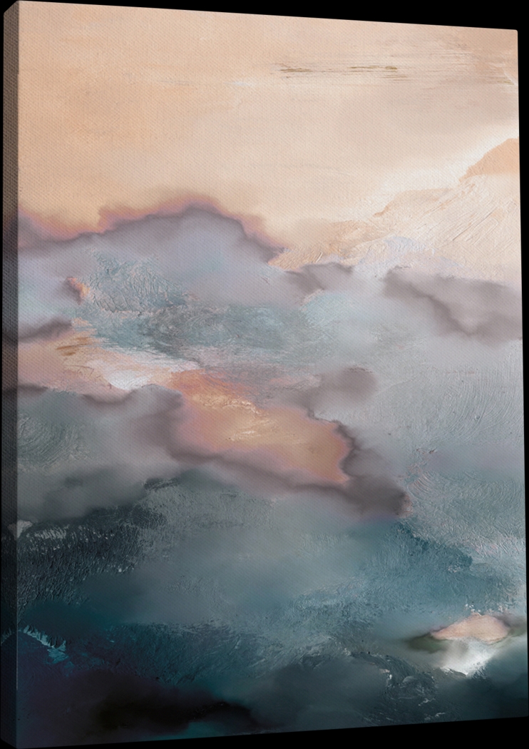 Meregrine Blue Canvas Wall Art - Thumbnail - Image 1