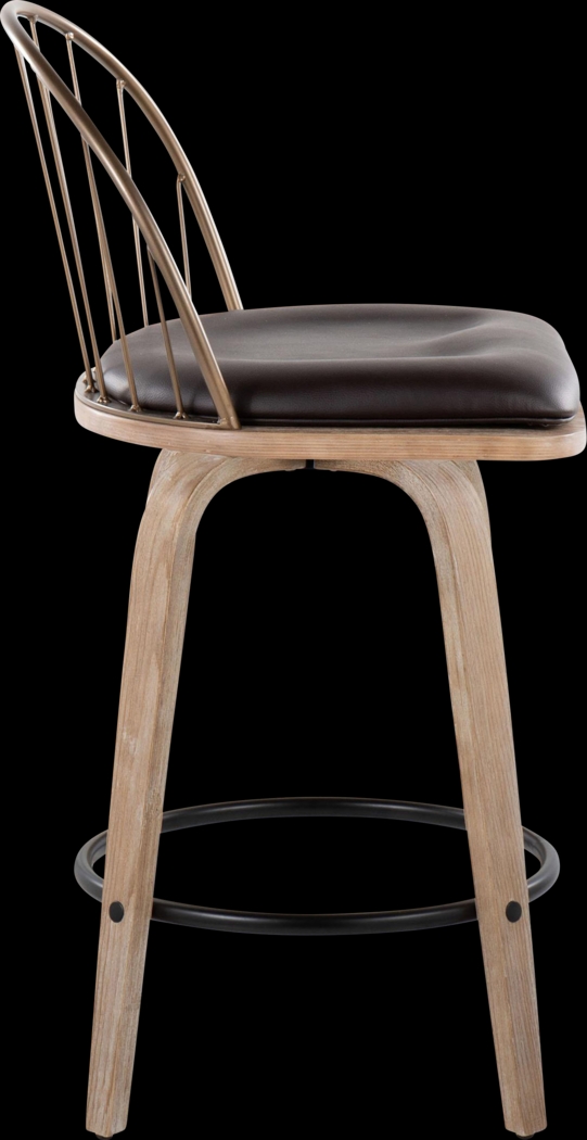 Merganser Brown Counter Height Stool, Set of 2 - Thumbnail - Image 4