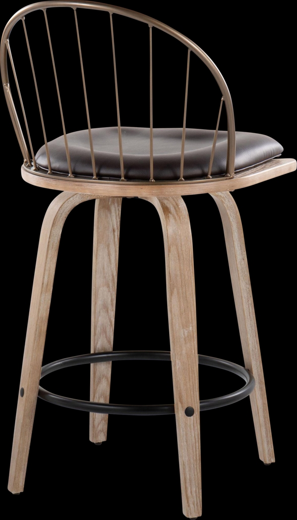 Merganser Brown Counter Height Stool, Set of 2 - Thumbnail - Image 5