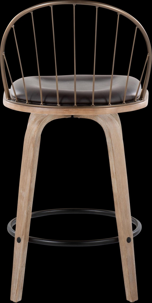 Merganser Brown Counter Height Stool, Set of 2 - Thumbnail - Image 6