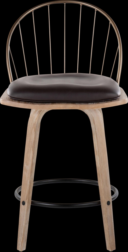 Merganser Brown Counter Height Stool, Set of 2 - Thumbnail - Image 8