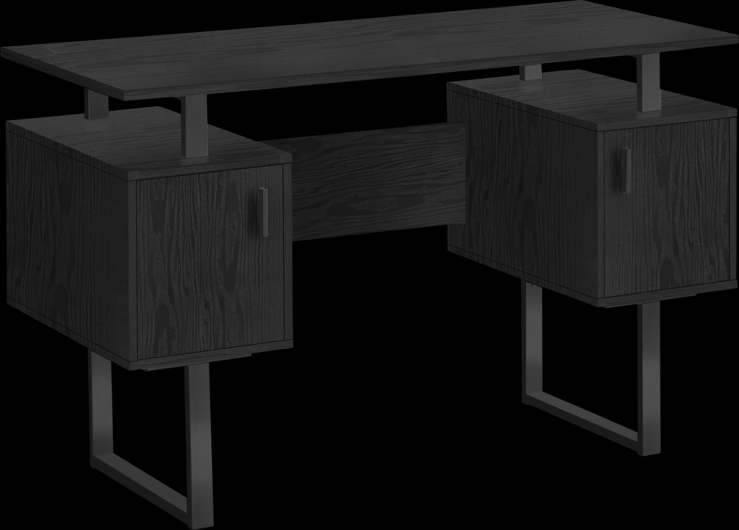 Meridell Black Desk - Thumbnail - Image 1