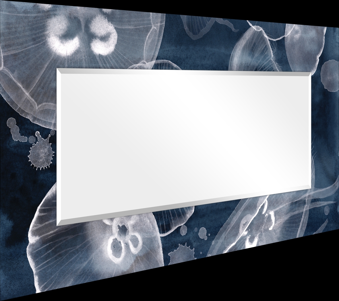 Meriel Dark Blue Mirror - Thumbnail - Image 4