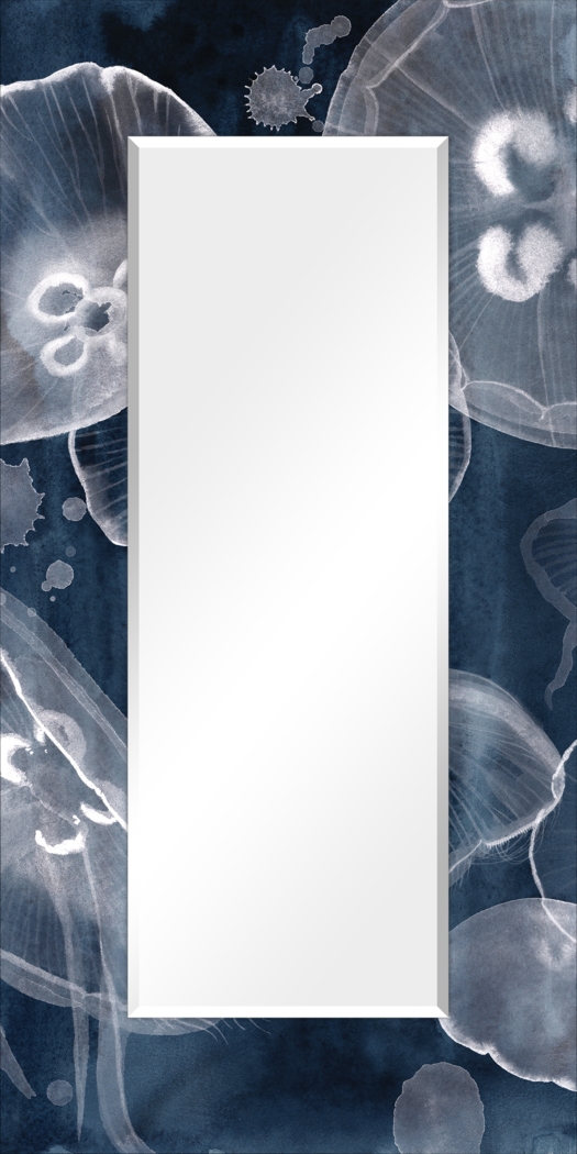 Meriel Dark Blue Mirror - Thumbnail - Image 1