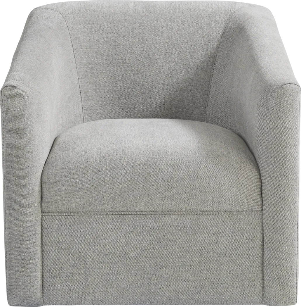 Merit Platinum Accent Swivel Chair - Thumbnail - Image 2