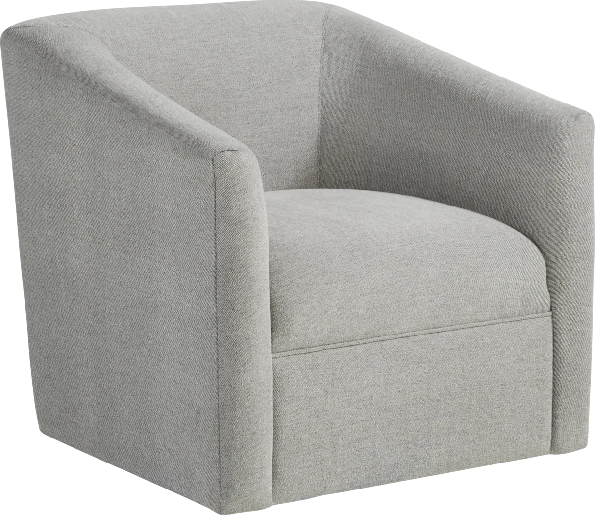 Merit Platinum Accent Swivel Chair - Thumbnail - Image 1